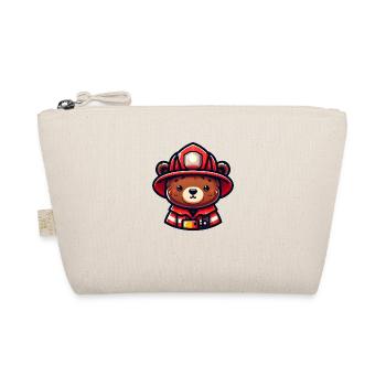 Pompier ours mignon - Trousse biologique - nature - Devant