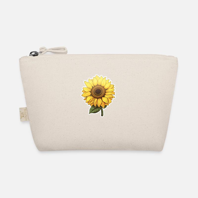 Sonnenblume - Bio-Täschchen - Natur