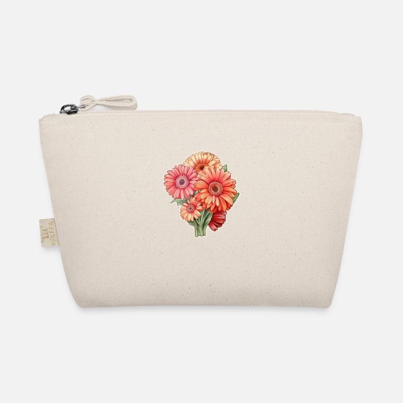 Gerbera Daisies 4 Flowers Organic Pouch