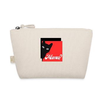 Katzen Mama Design - Bio-Täschchen - Natur - Vorne