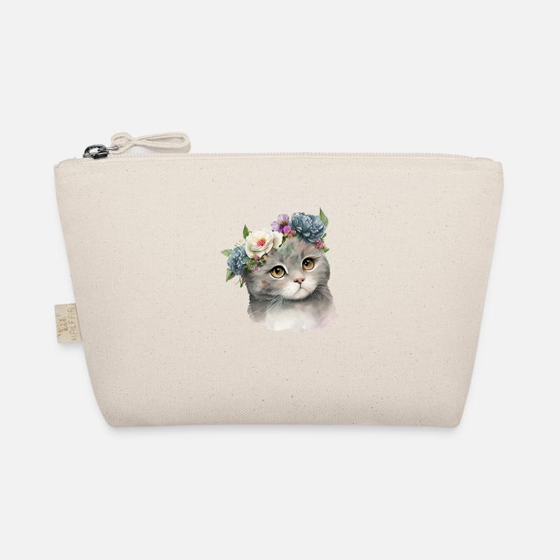 Flowers Kitten Organic Pouch