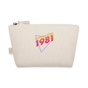 Retro - Genial seit 1981 - Bio-Täschchen - Natur - Vorne