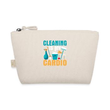 Cleaning Is My Cardio Housekeeping Cleaner - Bio-Täschchen - Natur - Vorne