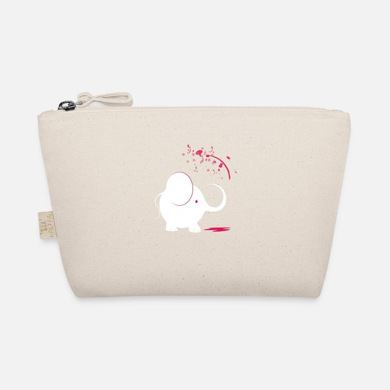 Éléphant blanc avec peinture rose Trousse biologique