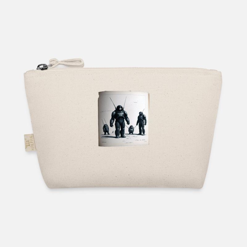 Vintage Robot Comic Organic Pouch