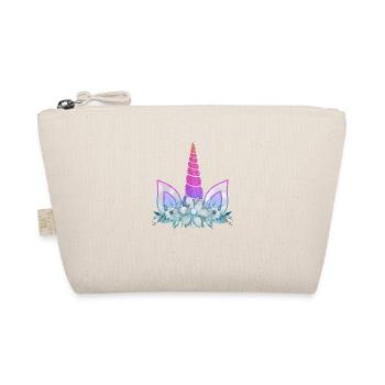 Unicorn cute Rainbow funny unicorns magic fantasy - Organic Pouch - nature - Front