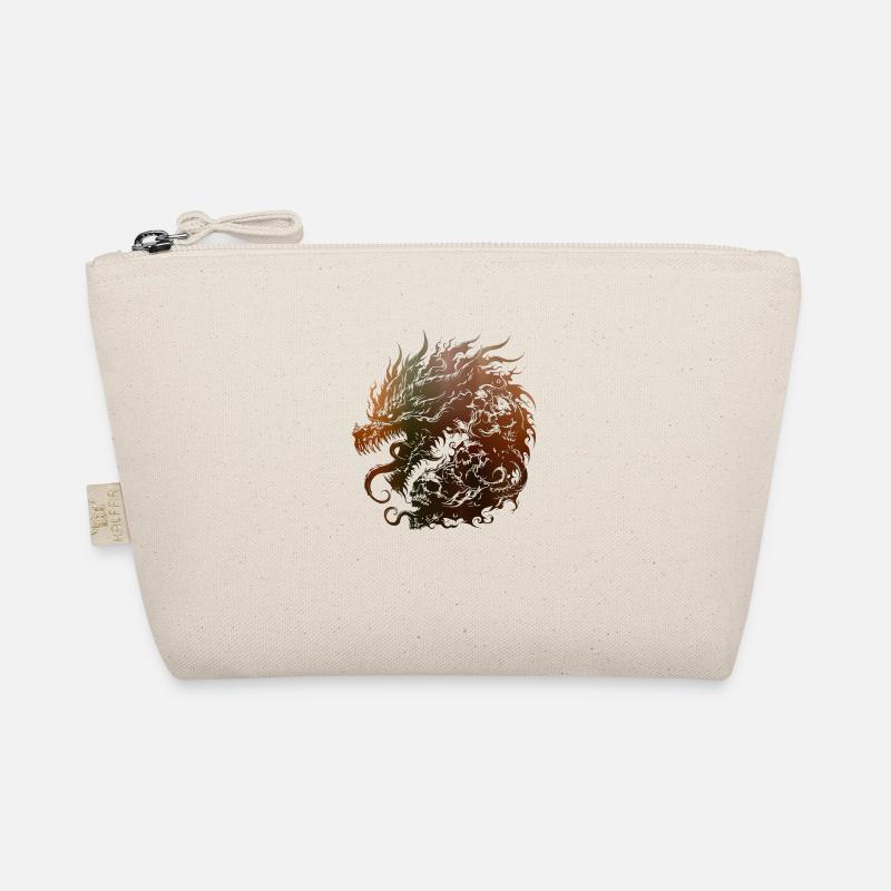 Fantasy Dragon Anime Dragon head Mythical reptile magic Organic Pouch