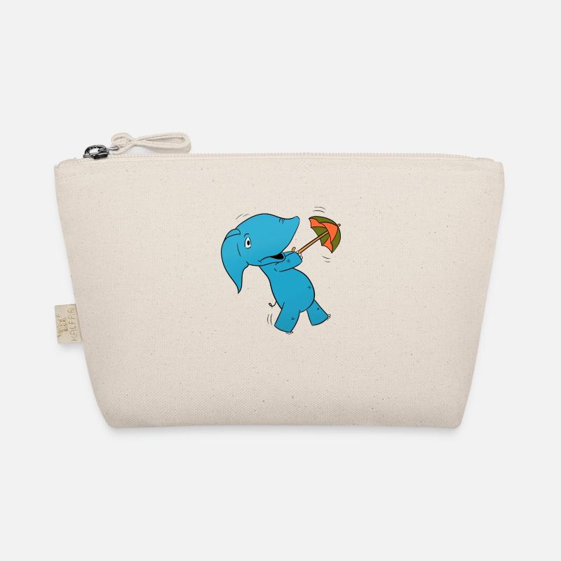 Elephant Umbrella Organic Pouch