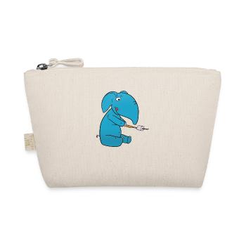 Elefant Marshmallow - Bio-Täschchen - Natur - Vorne