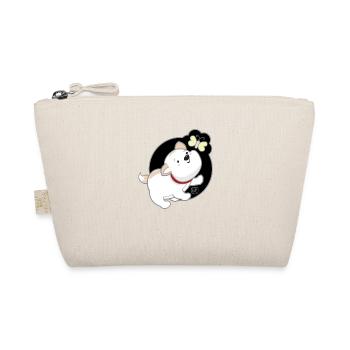 Dog Korean - Japanese Style 01 - Organic Pouch - nature - Front