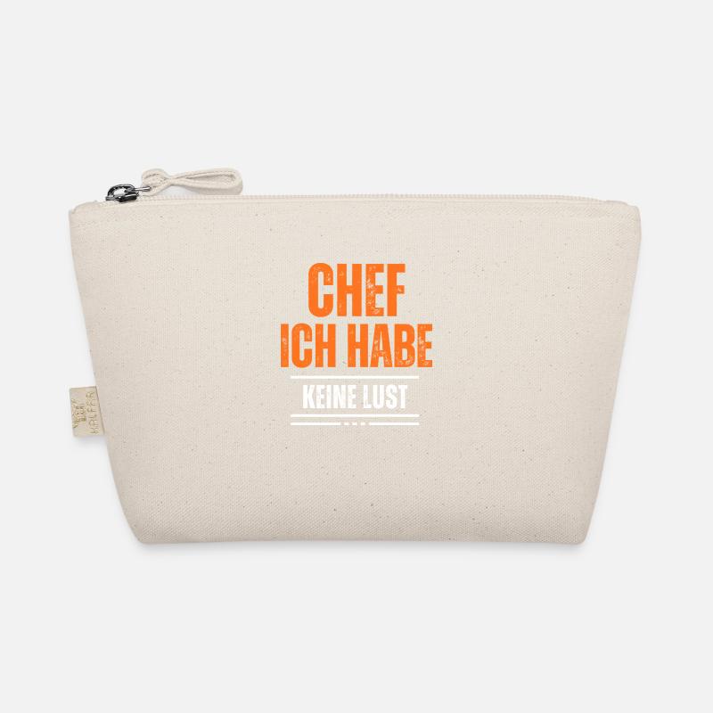 Chef ich habe keine Lust - Bio-Täschchen - Natur