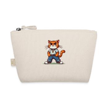 Chat forcé : Chat tyrannique, pattes fières sur les hanches - Trousse biologique - nature - Devant