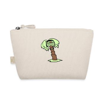 DJ Palm Tree Holiday Beach Summer Holiday Tree Party - Organic Pouch - nature - Front
