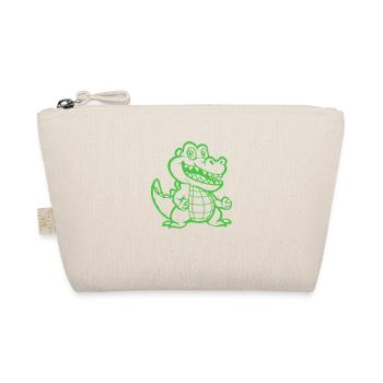 Crocodile Animal Comic - Organic Pouch - nature - Front