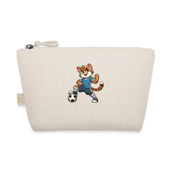 Cat Brat: footballer - Organic Pouch - nature - Front