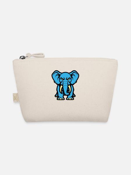 elefant comic - Bio-Täschchen - Natur