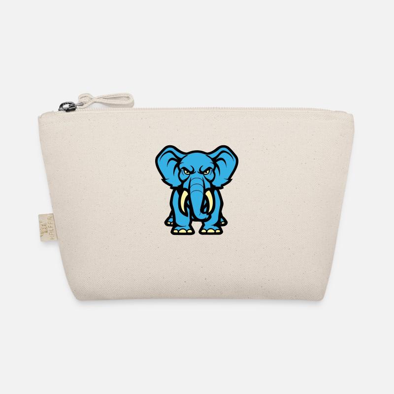 elefant comic - Bio-Täschchen - Natur