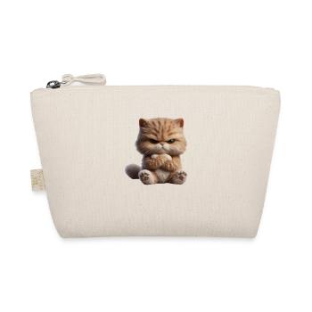 Cat Grim 1 - Organic Pouch - nature - Front