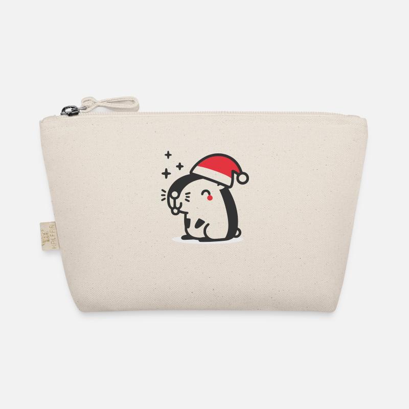 Capybara Weihnachten Bio-Täschchen