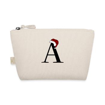 Buchstabe Weihnachten - Bio-Täschchen - Natur - Vorne
