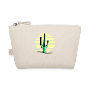Cactus Desert Sunset Evening Night Cacti - Organic Pouch - nature - Front