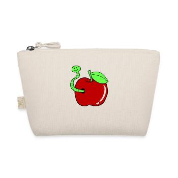 Worm Apple - Organic Pouch - nature - Front