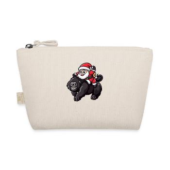 Gorille Père Noël dessin animé - Trousse biologique - nature - Devant