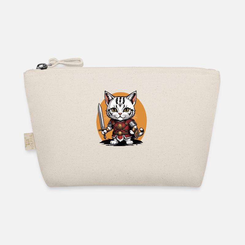 Cat Römischer Krieger Katze Geschenk Bio-Täschchen