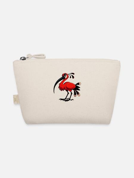 Scarlet ibis - Organic Pouch - nature - Front