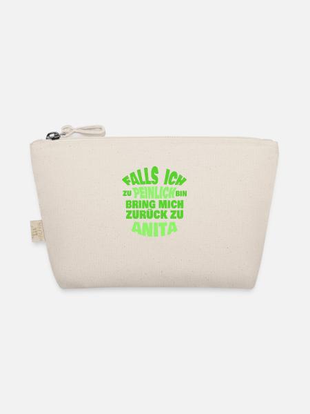 Geschenk für Anita - Bio-Täschchen - Natur - Vorne