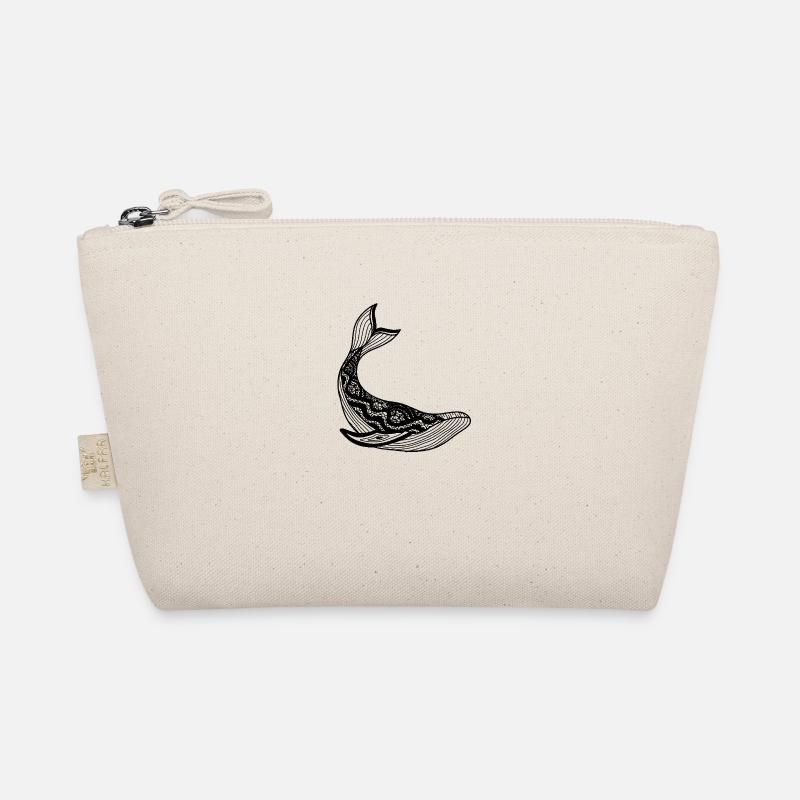 Gemusterter Wal Bio-Täschchen