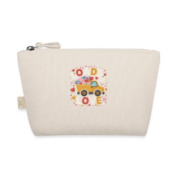 Truck heart Valentines Day - Organic Pouch - nature - Front
