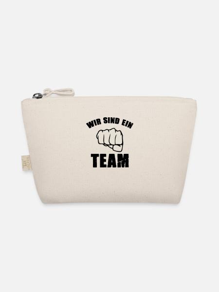 We are a team - Organic Pouch - nature - Front
