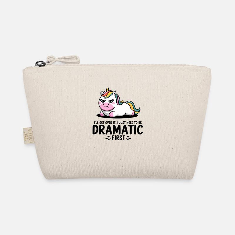 Dramatisches Einhorn Bio-Täschchen