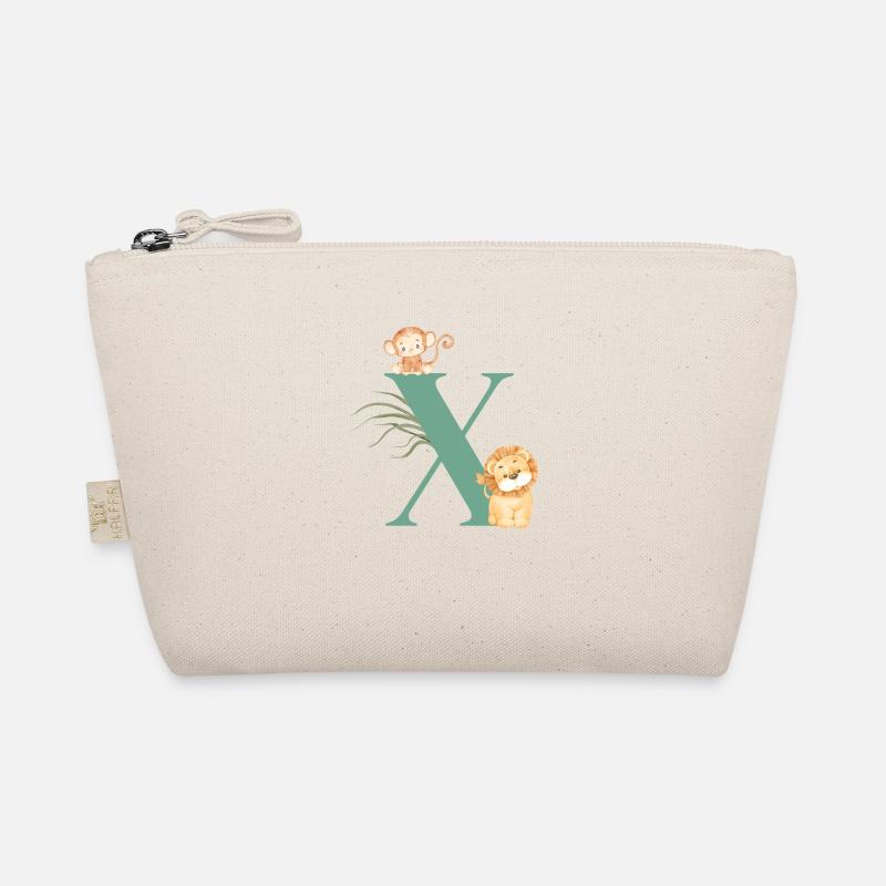 Lettre x vert animaux jungle Trousse biologique