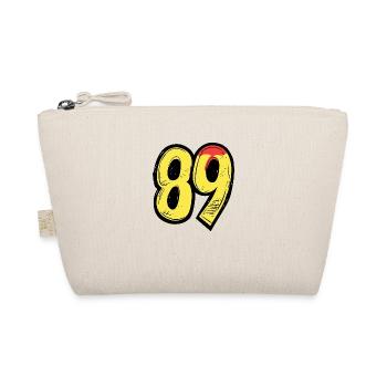 89 Number Colorful - Organic Pouch - nature - Front