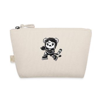 Joueur de hockey sur glace Polar Bear Chibi - Trousse biologique - nature - Devant