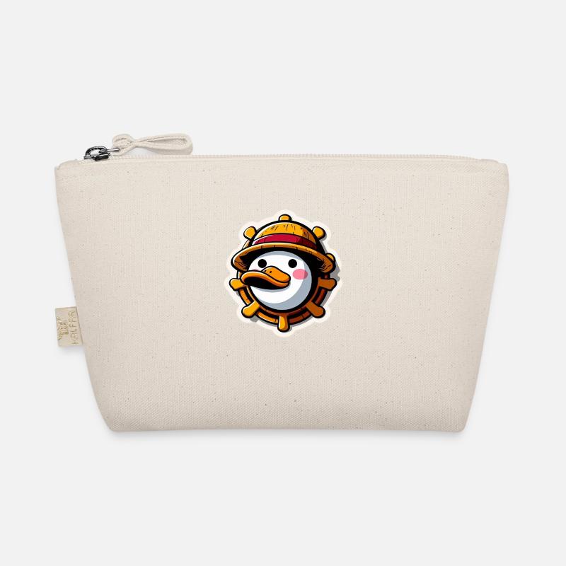 Duck with Straw Hat Organic Pouch