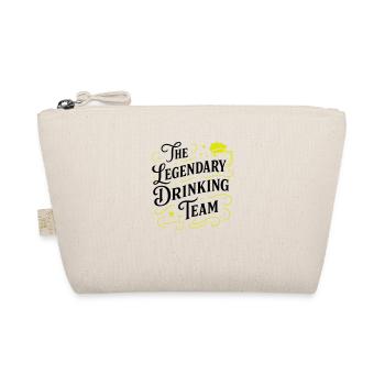 Drinking Team Saying - Organic Pouch - nature - Front