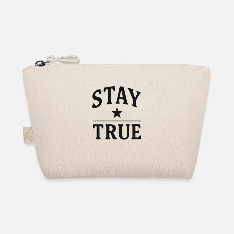 STAY TRUE - Bio-Täschchen - Natur