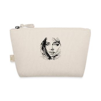 Woman's face - Organic Pouch - nature - Front