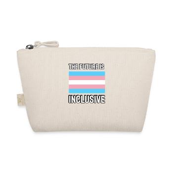 Die Zukunft ist inklusiv Trans Flag Pride - Bio-Täschchen - Natur - Vorne