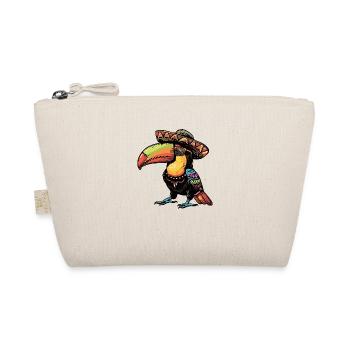 Toucan Bird Comic Funny Sombrero - Organic Pouch - nature - Front