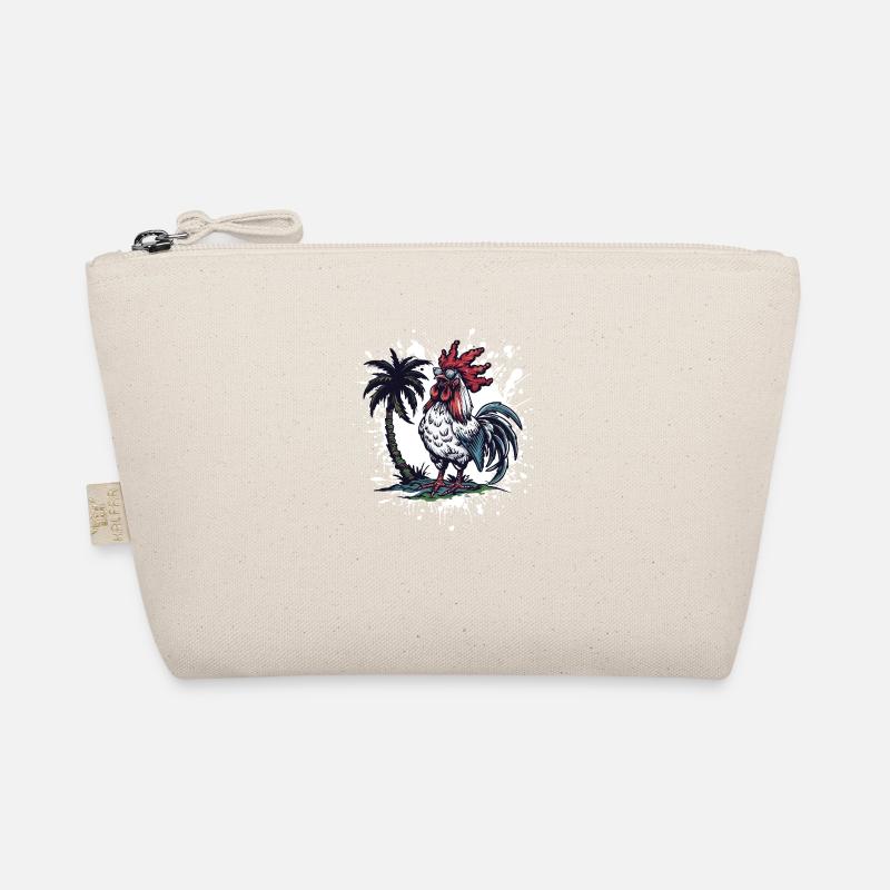 Rooster Island Palm Tree Organic Pouch