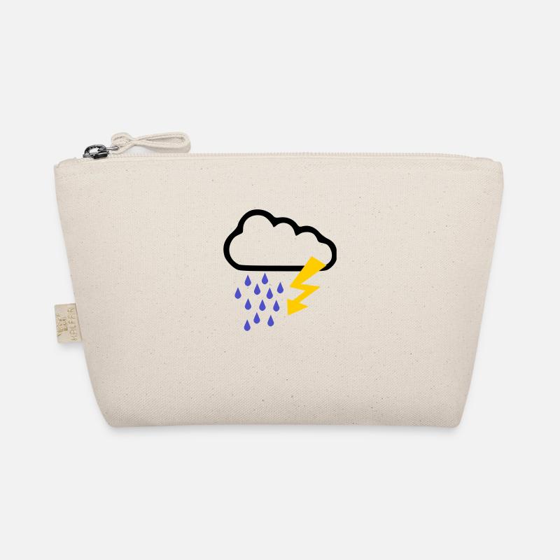 Weather - Thunder Storm - Rain Organic Pouch