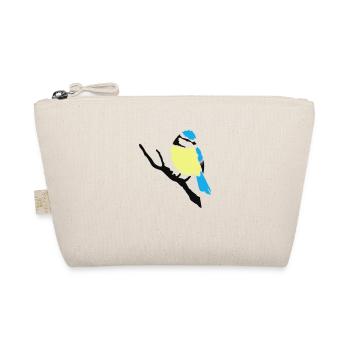 Blaumeise Vogel Meise - Bio-Täschchen - Natur - Vorne