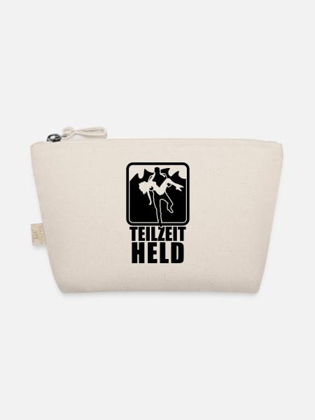 Part-time hero - Organic Pouch - nature - Front