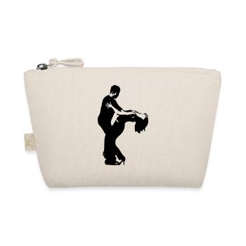 brazilian zouk dancing couple - cambre - Organic Pouch - nature - Front