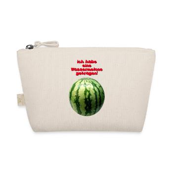 wassermelone getrage - Bio-Täschchen - Natur - Vorne