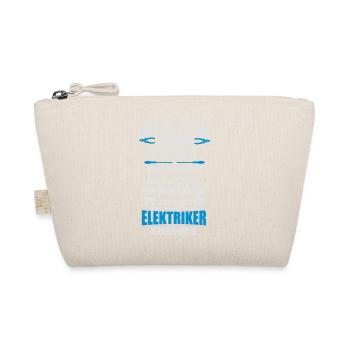 Elektriker Shirt - Nur für die besten - Bio-Täschchen - Natur - Vorne